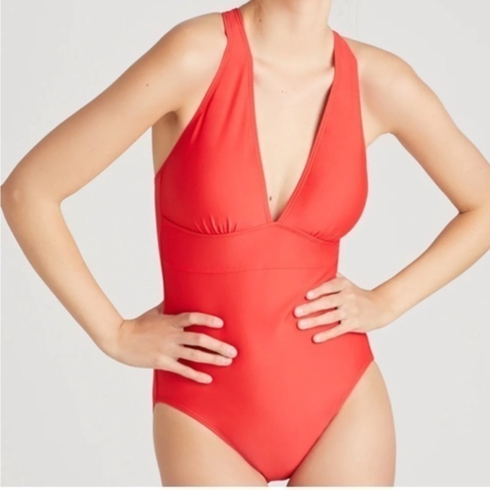 NWT Yummie ‘Maia’ one piece plunge swimsuit 12